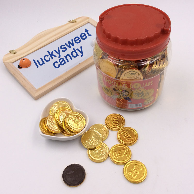 Gold coin chocolate in diffrent pack