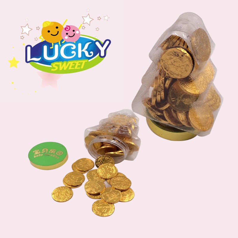 Gold coin chocolate in diffrent pack