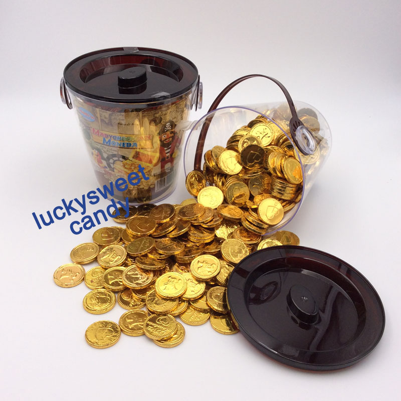 Gold coin chocolate in diffrent pack