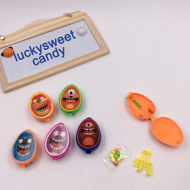 Travel egg man cartoon candy 