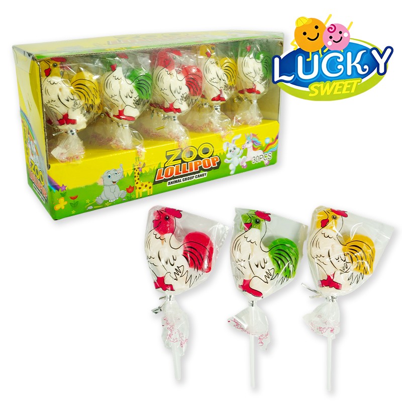 Cock cartoon lollipop