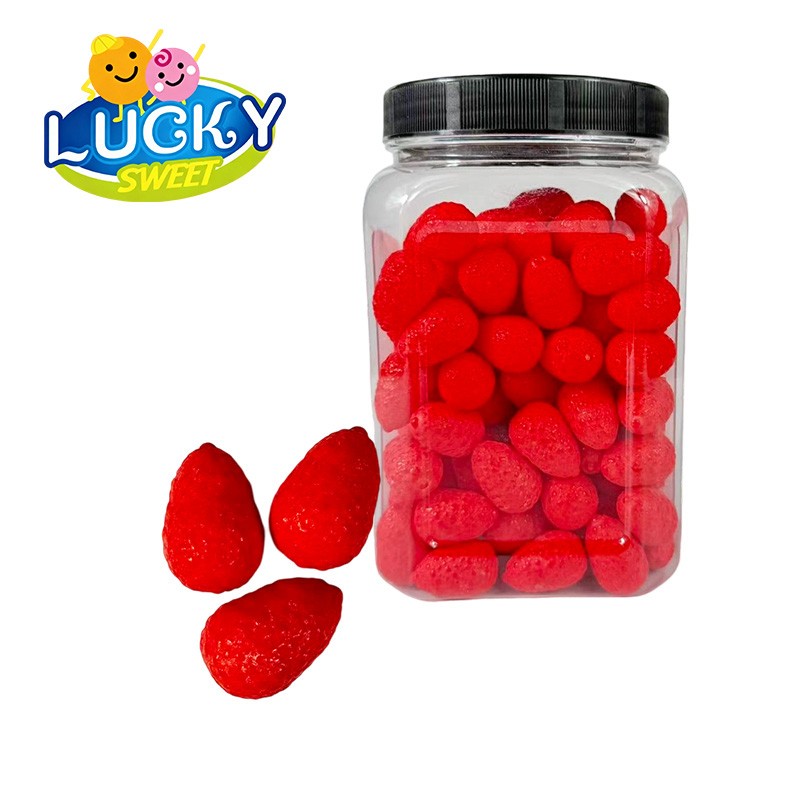 strawberry bubble gum jar packing