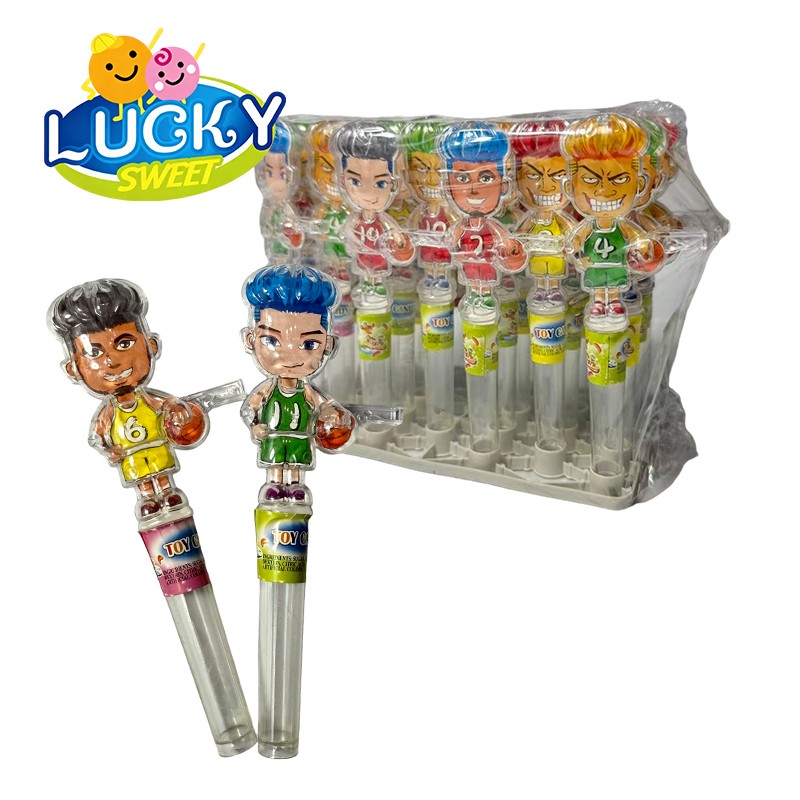 basketball game whistle candy toy