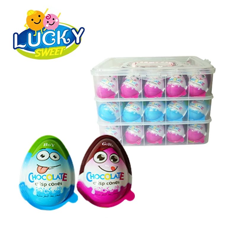 chocolate egg biscuits jar packing