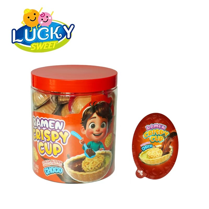 News of crispy instant noodle with Chocolate Cups 