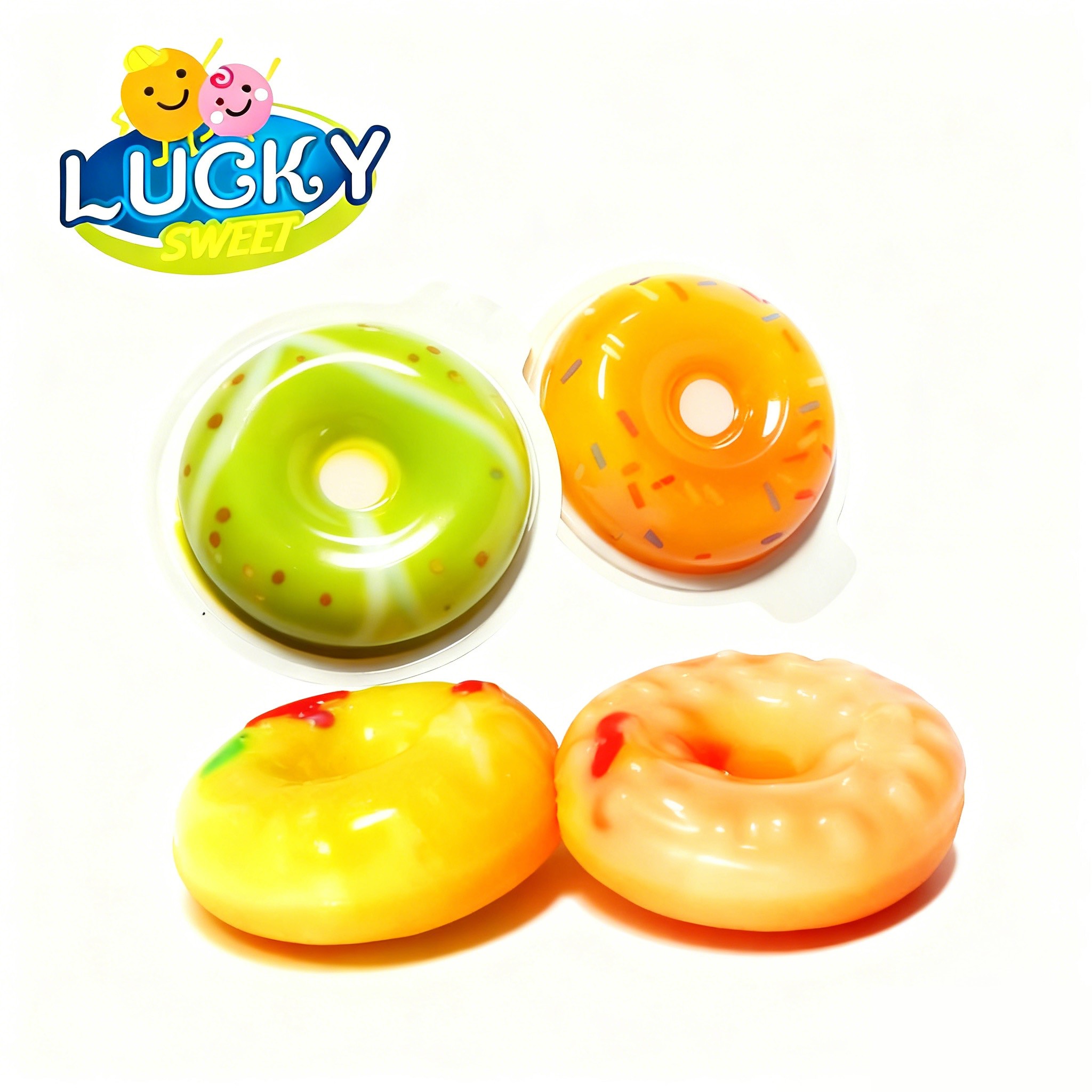 Donut gummy candy jelly candy