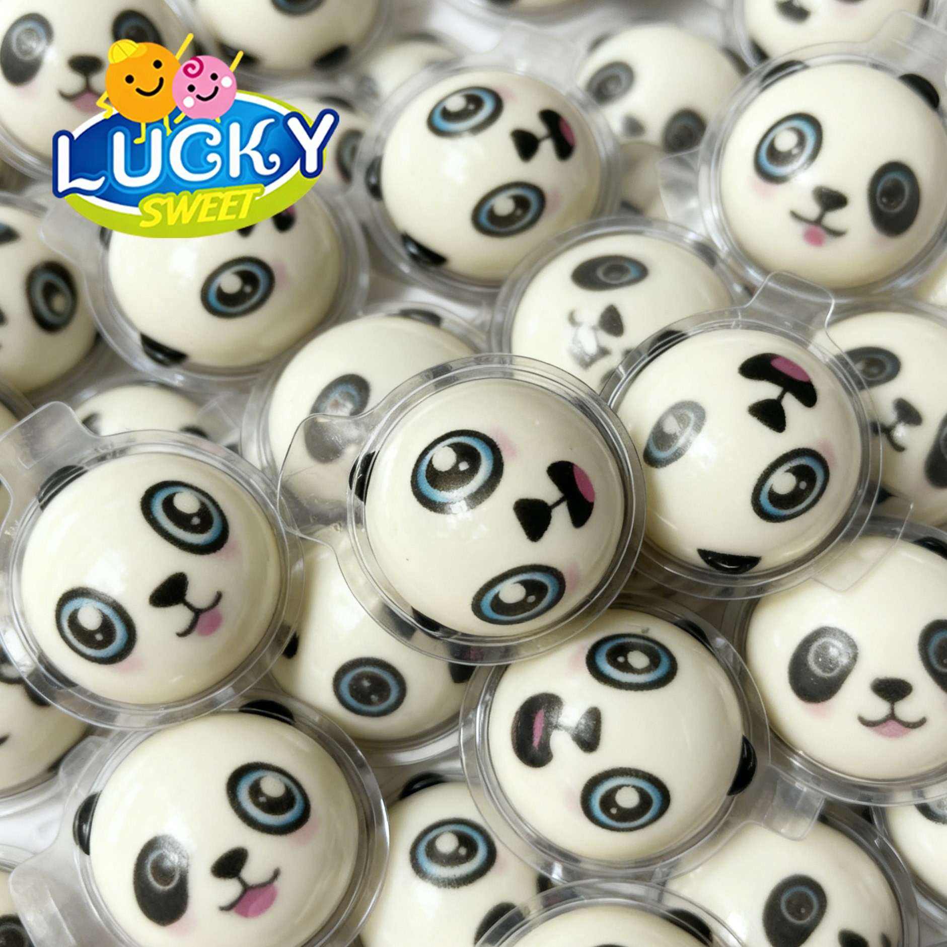 Panda gummy candy