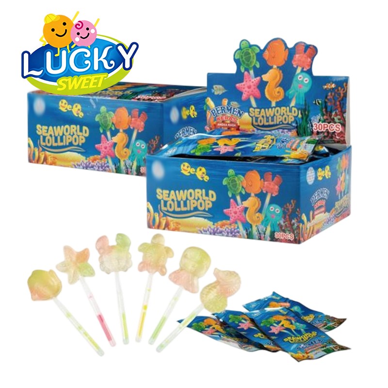 Seaworld lollipop fruit candy