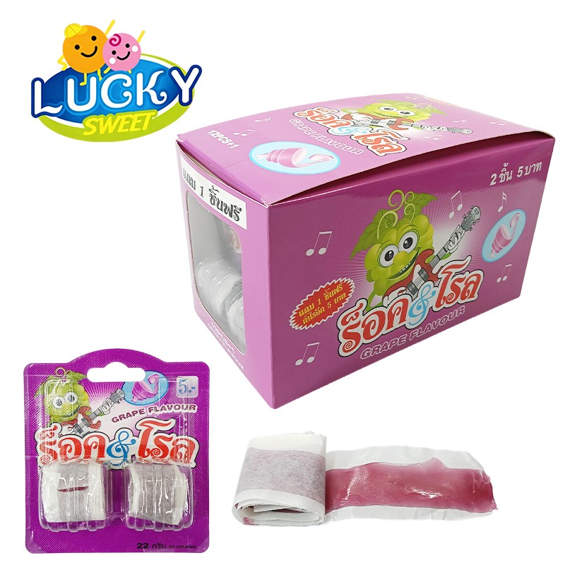 Gelatin strip gummies