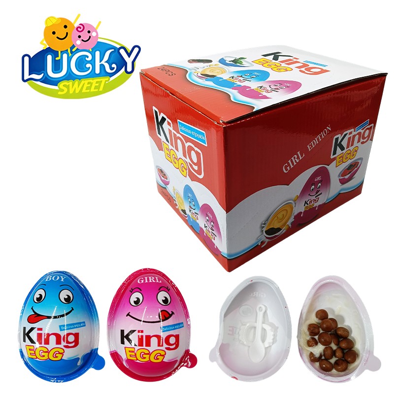 Chocolate egg surprise egg with toy blac