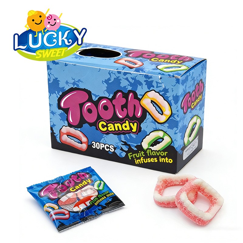 Tooth gummy candy