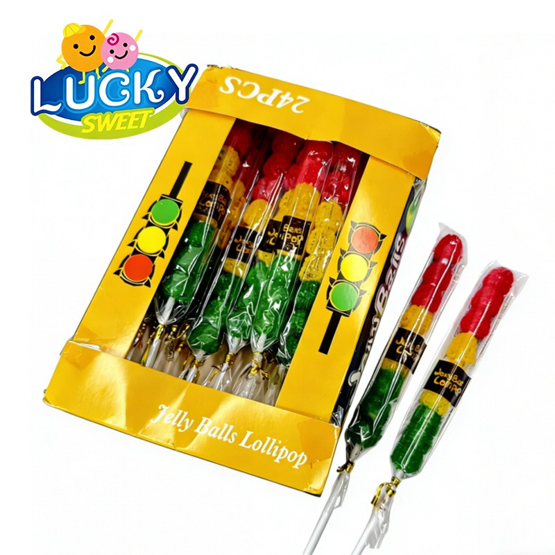 Traffic Light Gummy lollipop