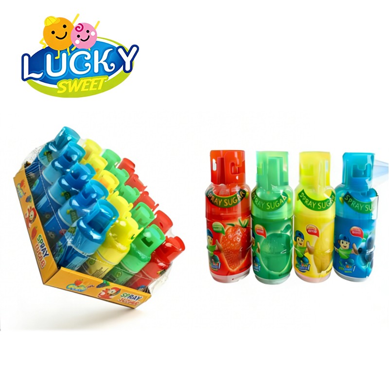 Gas cylinder nozzle spray