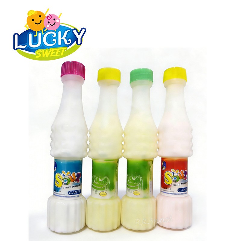 Beverage bottle sour powder candy