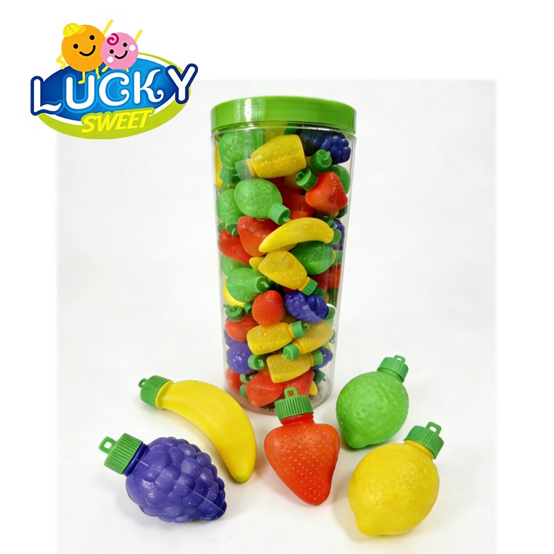 Fruit-shaped powder candies