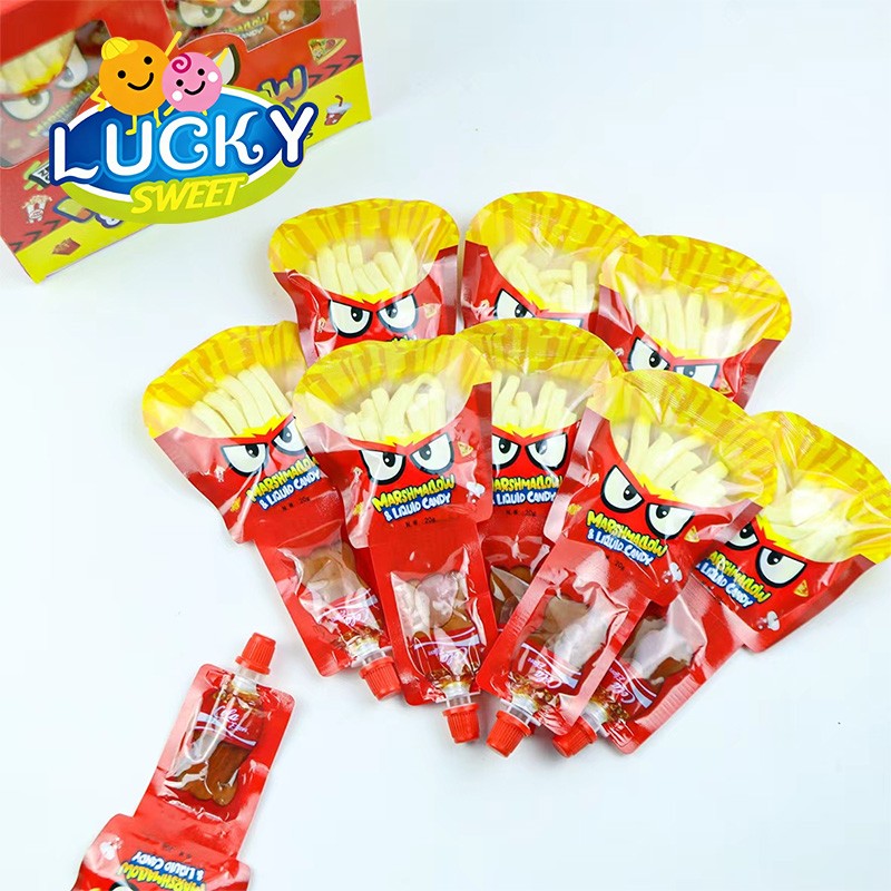 French fries and marshmallows