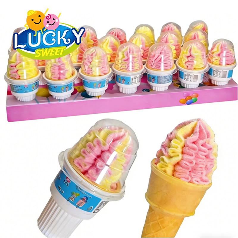 Marshmallow ice cream