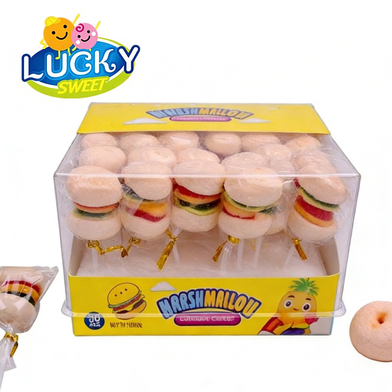 Marshmallow Hamburger Sticks