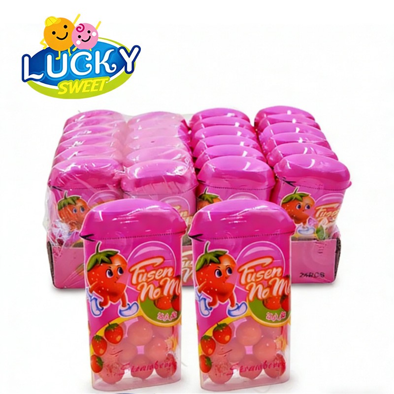 Strawberry Ball Bubble Gum