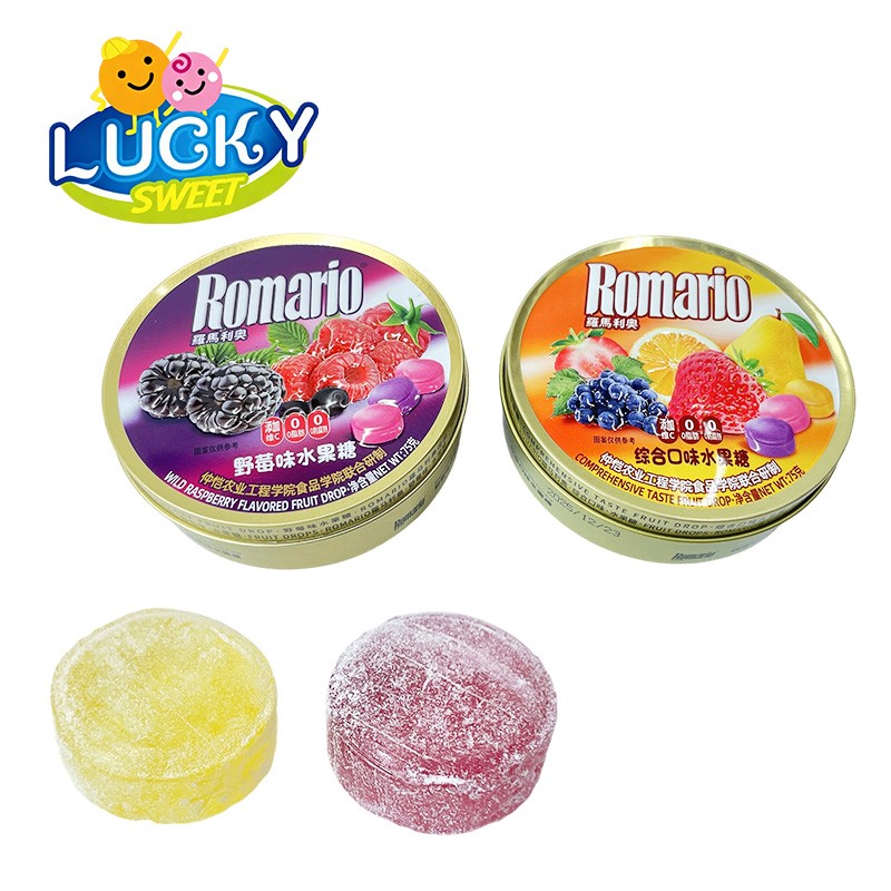Romario hard candy jar packing