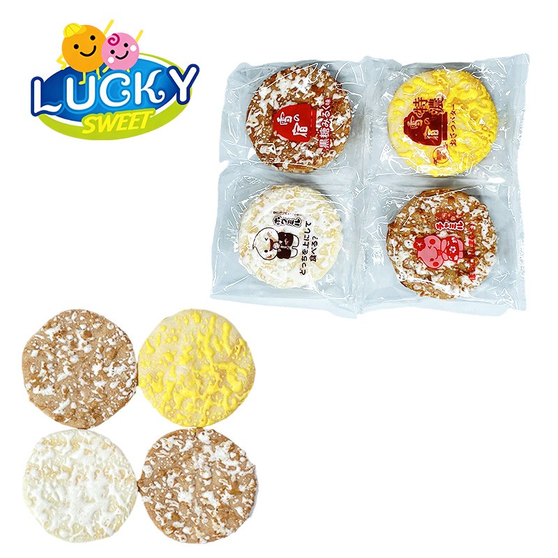 Snowflake crackers - sweet potato - brown sugar - corn