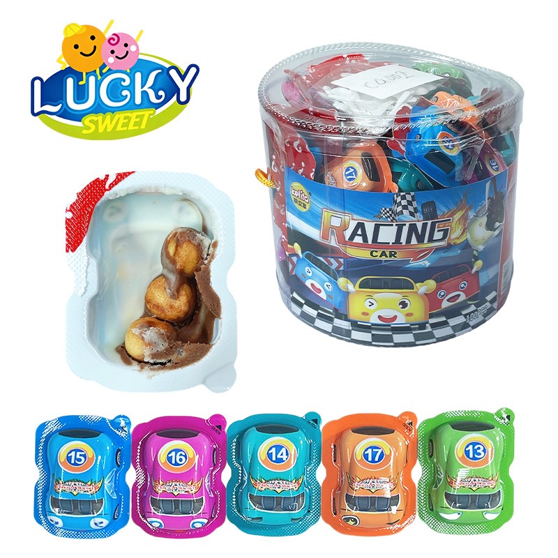 Car shape chocolate cup jar packing