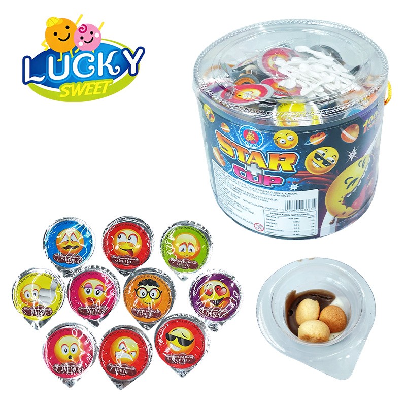 chocolate cup star chocolate cup