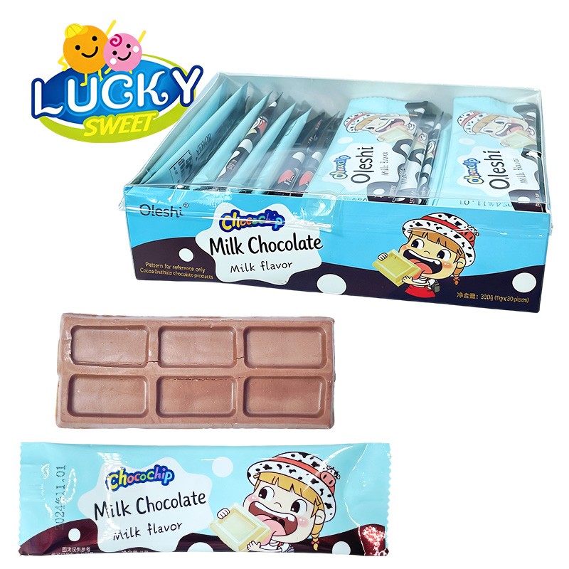 Milk chocolate block candy