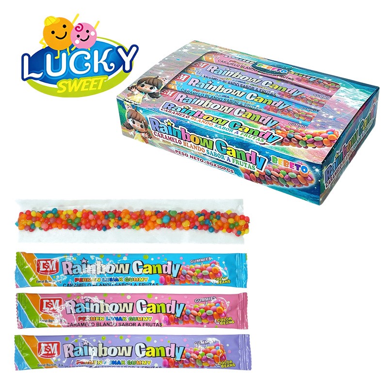 Rainbow candy with some mini candy
