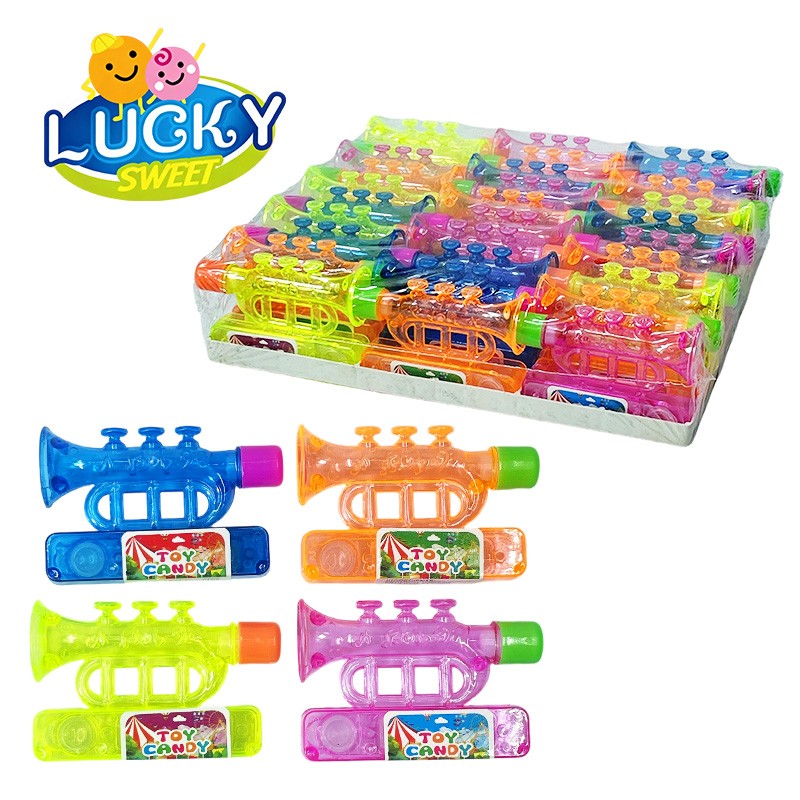 Horn-shaped toy candy