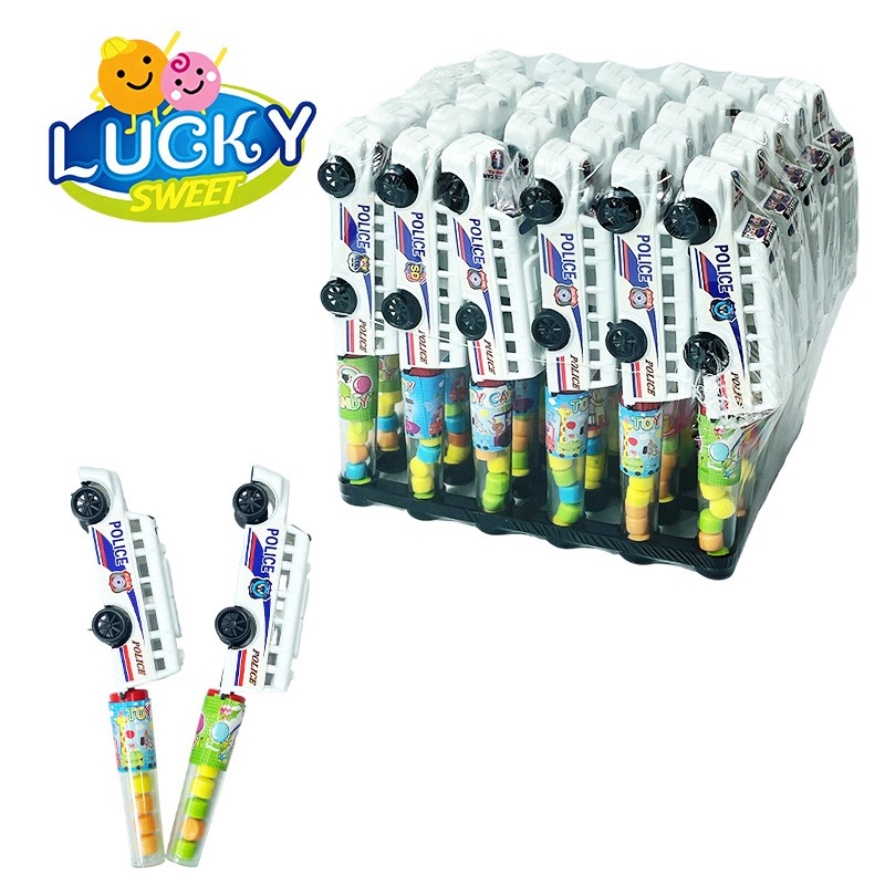 Police toy candy press candy