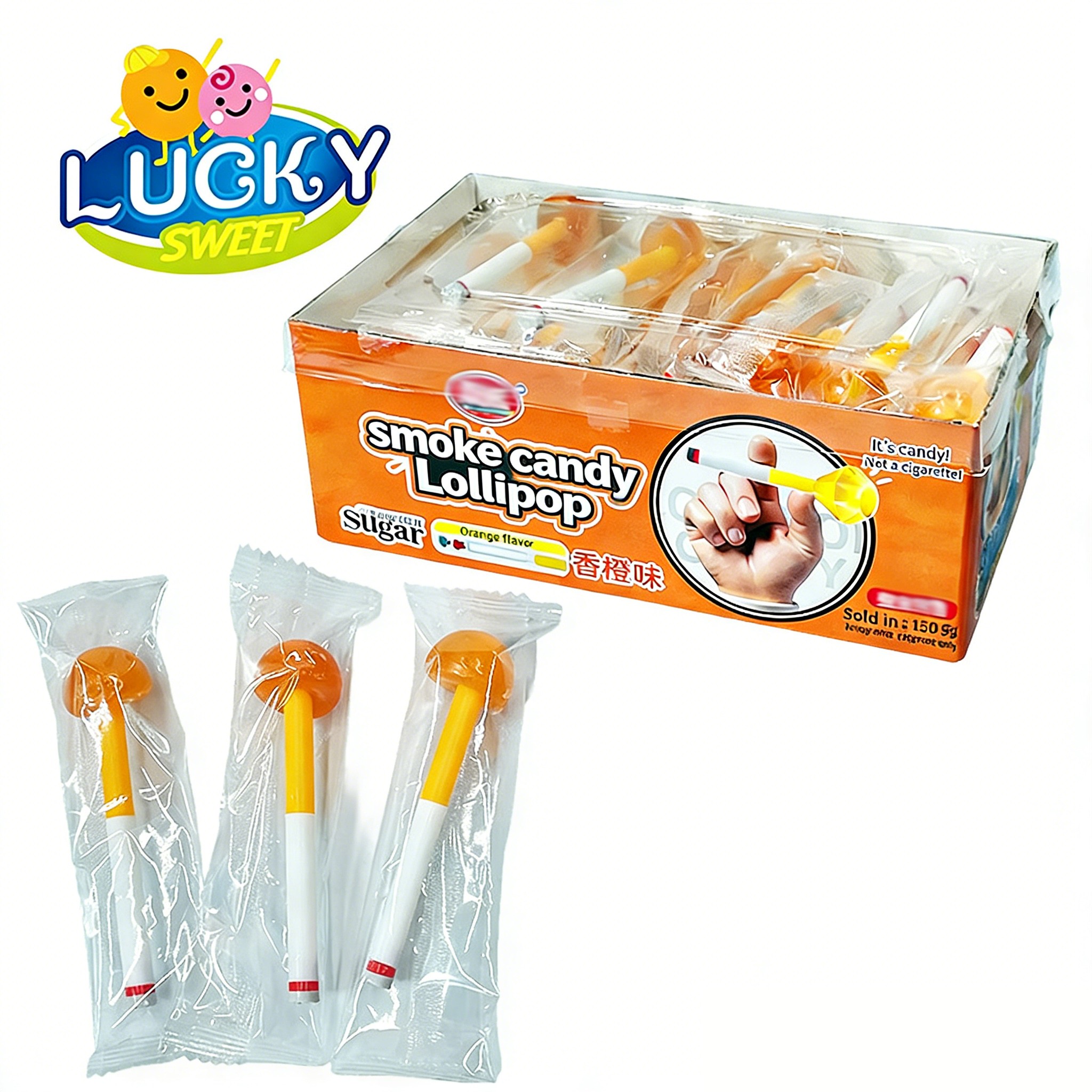 Smoke candy whistle candy hard candy