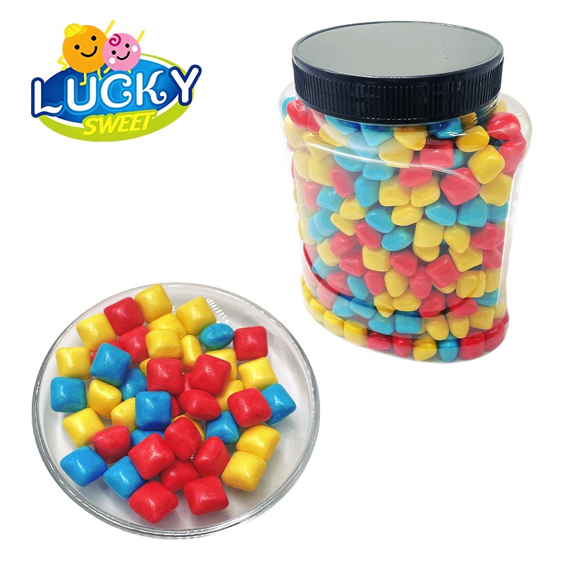 Colorful sour Crispy bubble gum