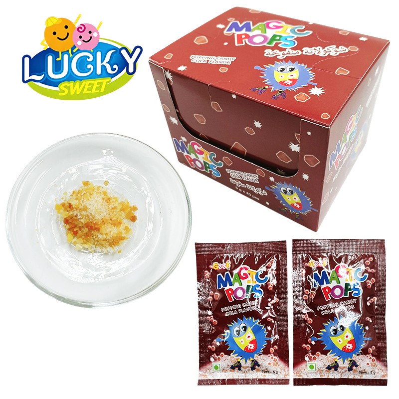 Cola popping candy magic jumping candy