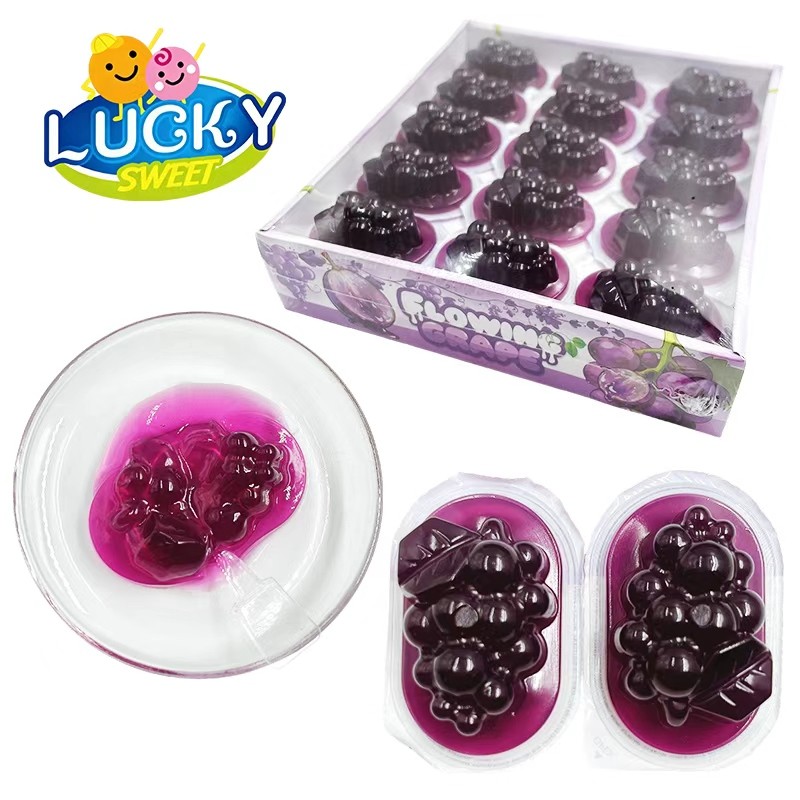 Purple grape jelly with sandwich jam jelly cup