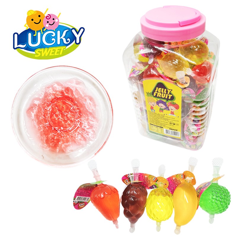 Fruit jelly candy colorful fruit jelly