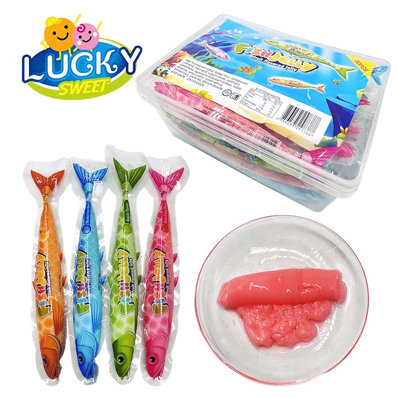 Fish jelly candy fruit jelly candy pudding