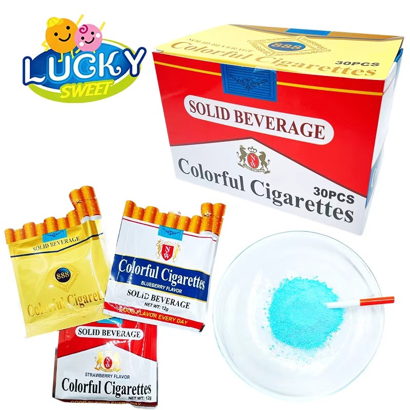 Smoke candy powder candy with stick
