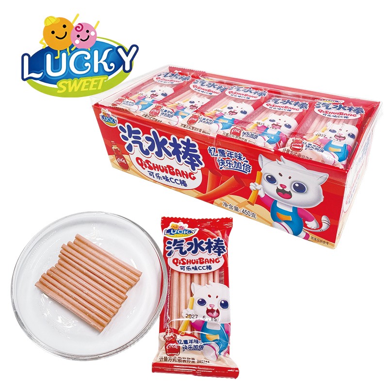 Cola-flavored powdered drink mix (stick pack)