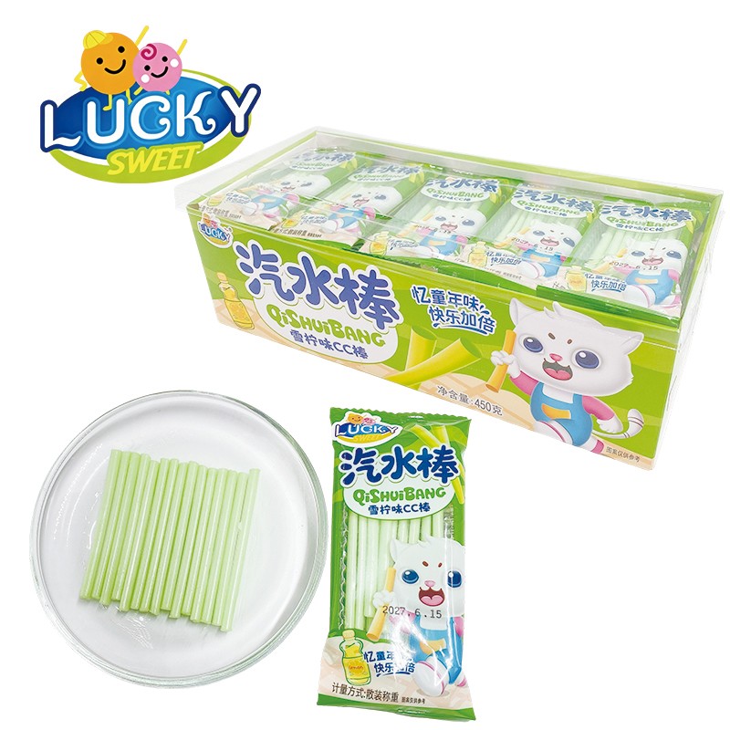 Sprite-flavored powdered drink mix sticks