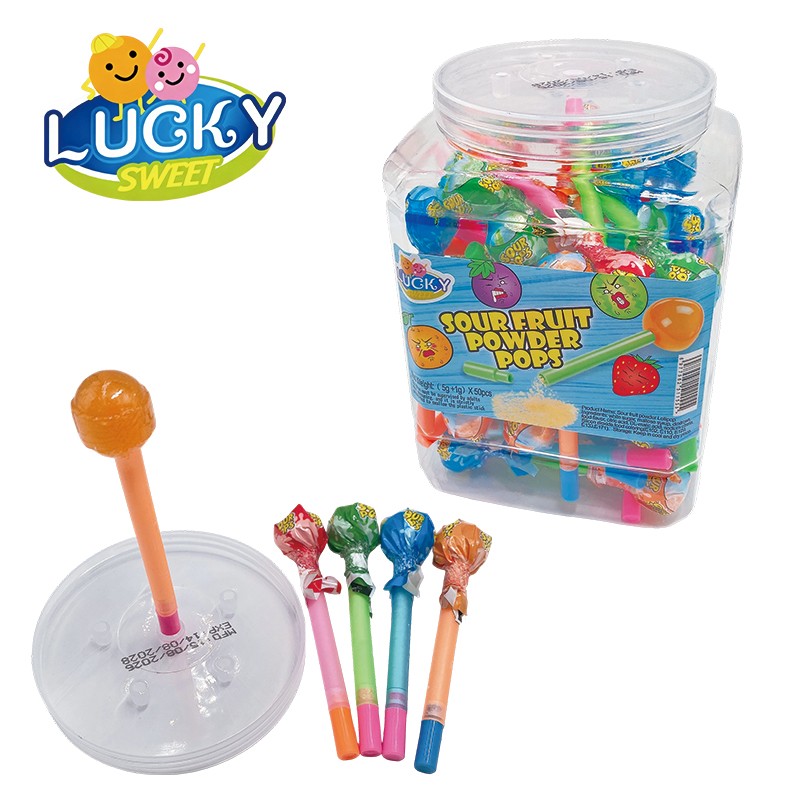Sour Powder Lollipops