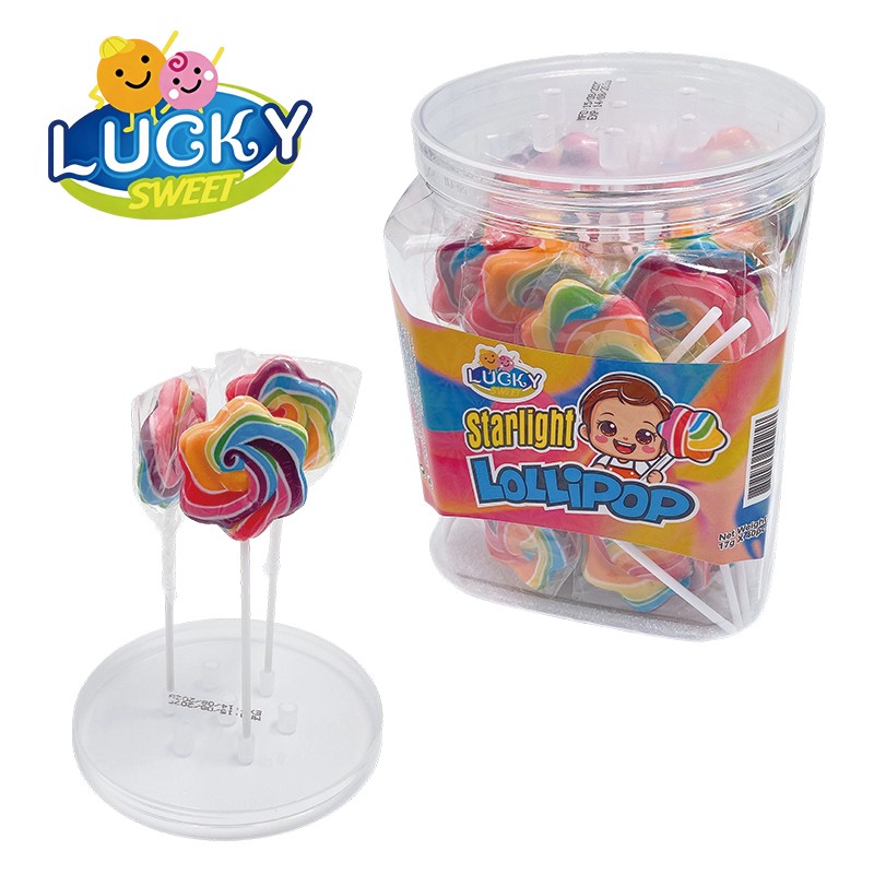 Rainbow Hexagonal Lollipop