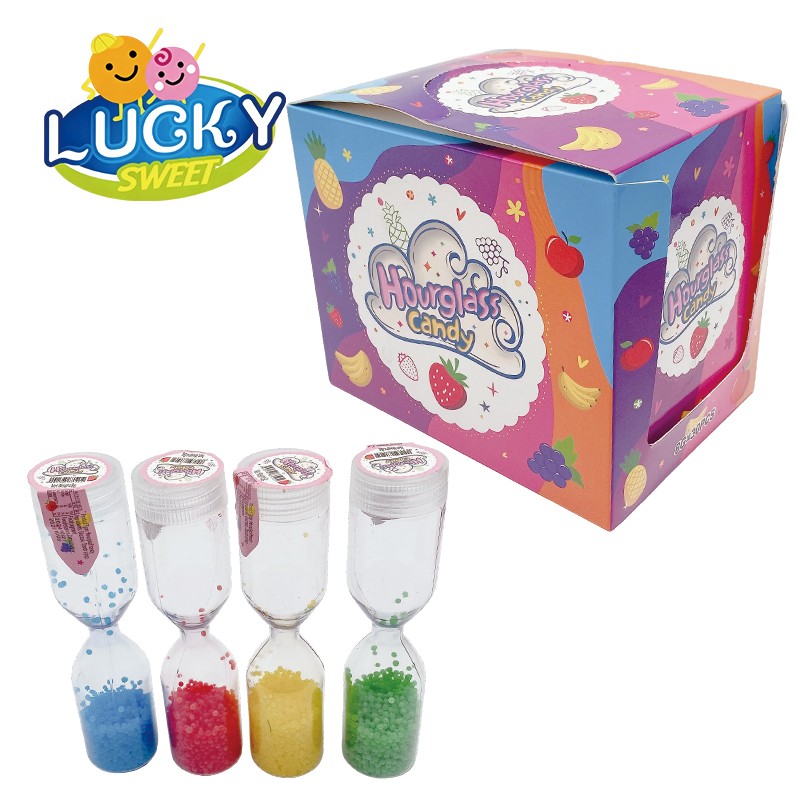 Hourglass-shaped mini pressed candy