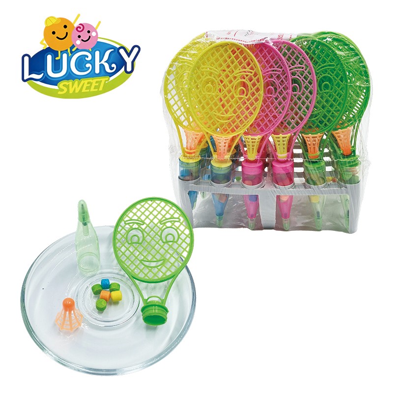 Tennis Racket-Shaped Pressed Candy