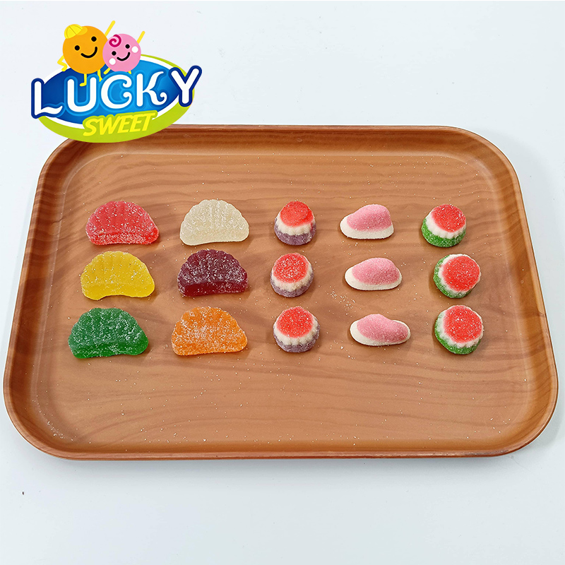 Orange&strawberry & sushi-shaped Sour gummies(图1)
