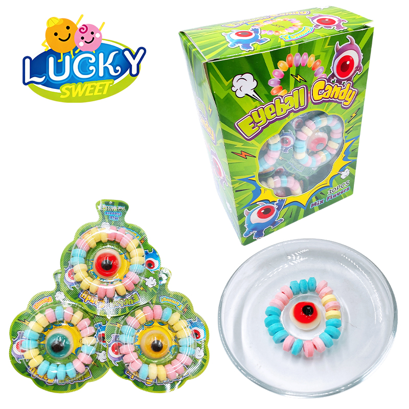 Eyeball Gummy Candy / Pressed Candy Bracelet