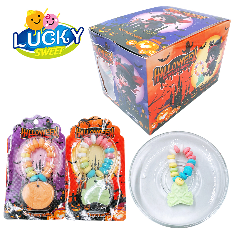 Bracelet-style pressed candy